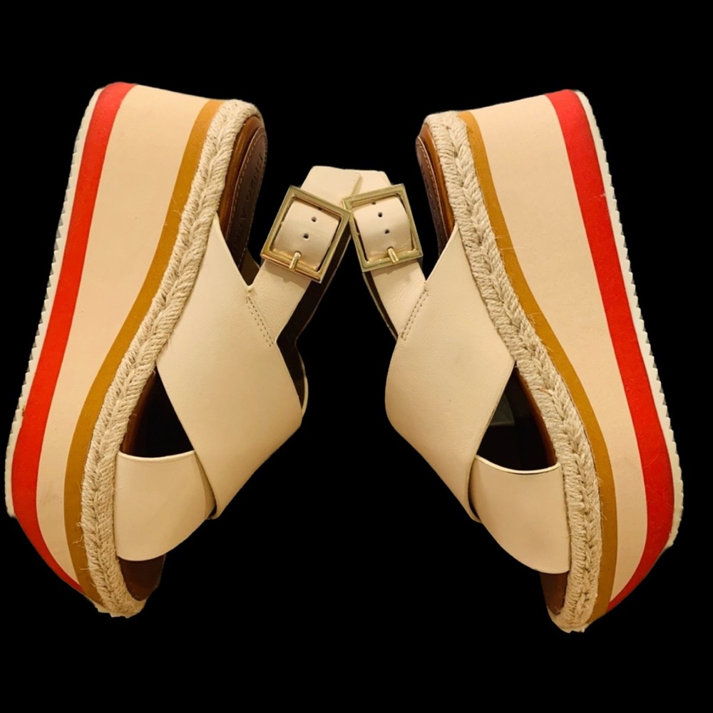 Enzo Angiolini Platform Wedge Sandals, Size 7